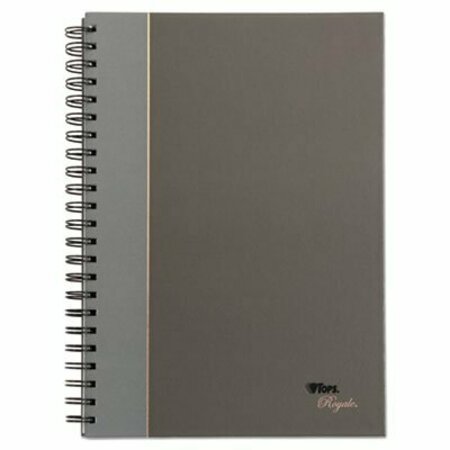 TOPS PRODUCTS TOPS, ROYALE WIREBOUND BUSINESS NOTEBOOK, COLLEGE, BLACK/GRAY, 11.75 X 8.25, 96 SHEETS 25332